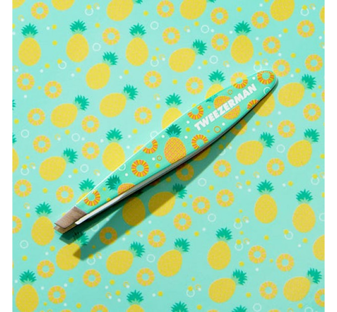 Пінцет для брів Tweezerman Mini Slant Tweezer Pineapple Punch (7 см)